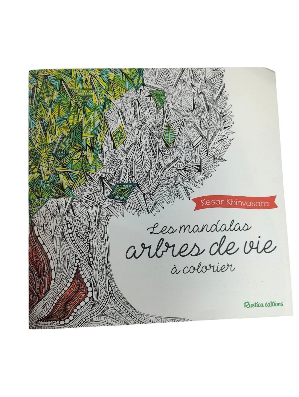 NWT Tree Mandala Coloring Book French